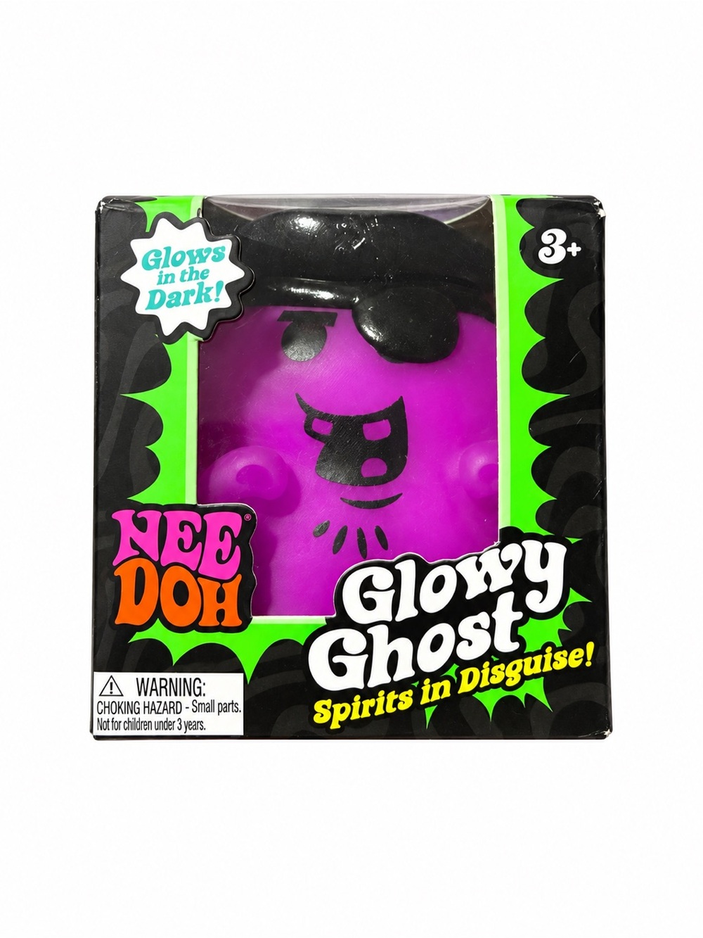 NEEDOH- Glowy Ghost Kids Toy - Purple Glow-In-The-Dark
